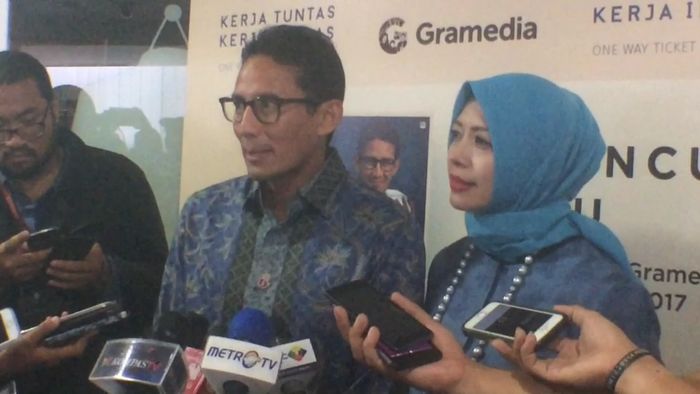 Sandiaga Uno Luncurkan Buku Perdananya