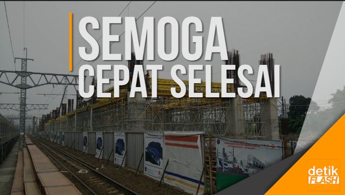 Menanti Selesainya Stasiun Kereta Bandara di Manggarai