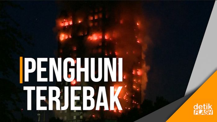 Kebakaran Besar Apartemen 27 Lantai di London