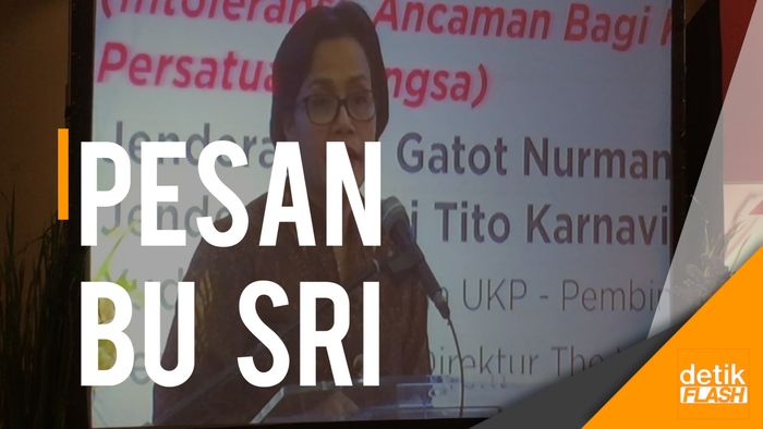 Sri Mulyani: Pemuda, Anda Harus Peduli Negeri ini
