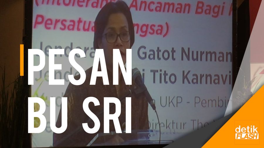 Sri Mulyani: Pemuda, Anda Harus Peduli Negeri ini