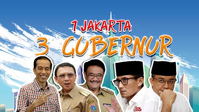 Satu Jakarta Tiga Gubernur