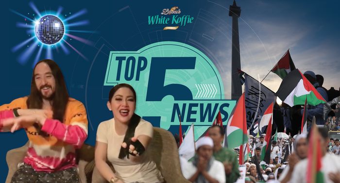 Top 5 News: Aksi Bela Palestina, Syahrini Dinner Bareng Steve Aoki