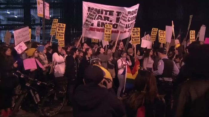 Anti Trump Gelar Demo Tolak Hasil Pemilu