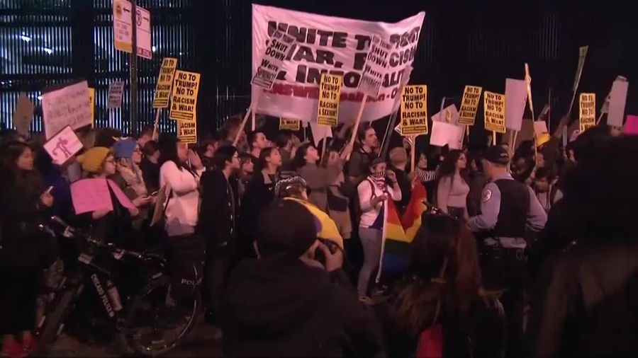 Anti Trump Gelar Demo Tolak Hasil Pemilu