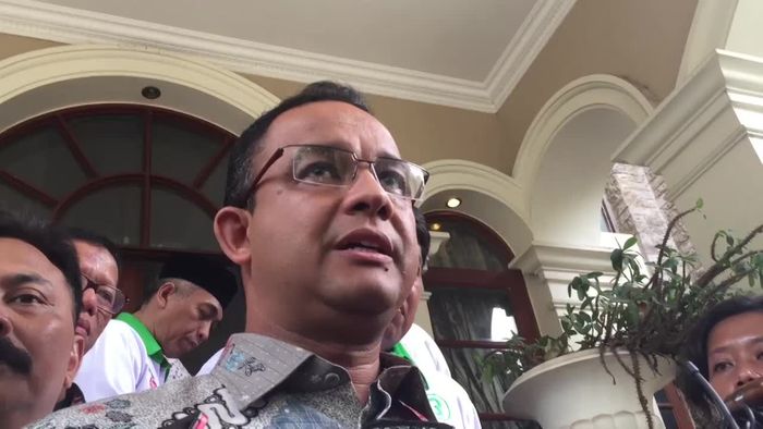 Ini Kata Anies Setelah Ahok Resmi Jadi Tersangka