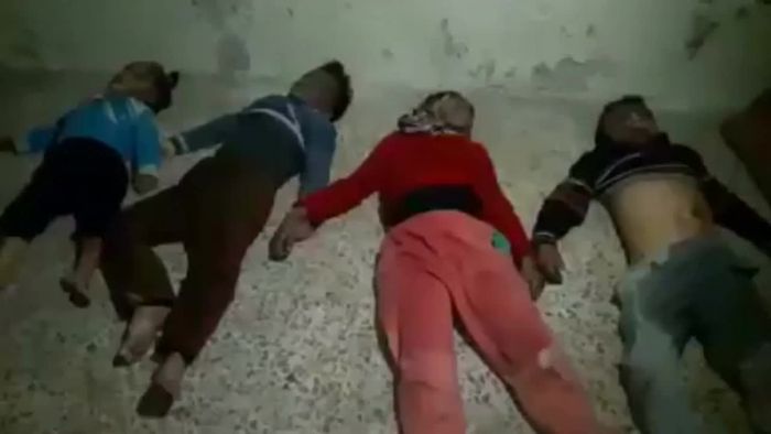 Serangan Gas Klorin, Anak-anak Tewas