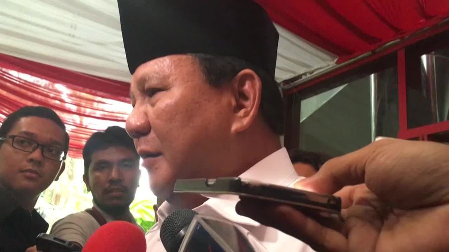 Respons Prabowo Soal Dugaan Makar Ahmad Dhani Cs
