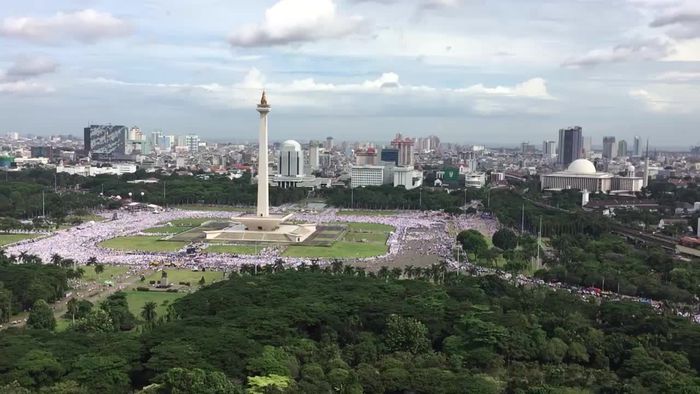 Lautan Massa Aksi Super Damai Bikin Merinding