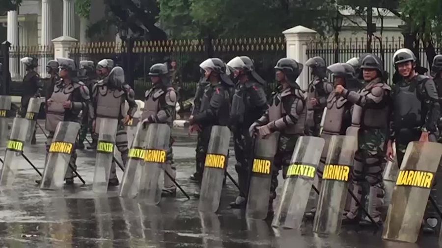 Melihat Pengamanan Istana Saat Demo 2 Desember