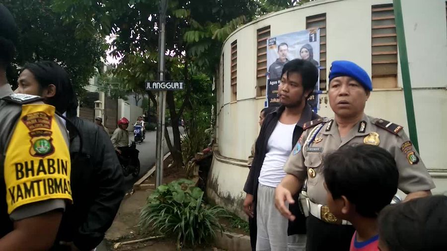 Iseng Bawa Keris Saat Blusukan Ahok, Pria Ini Diamankan