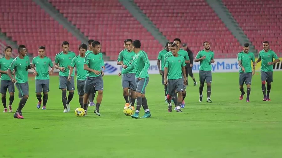Andik Absen di Sesi Latihan Terakhir