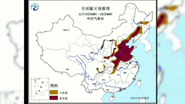 Polusi Udara di China Sangat Luas