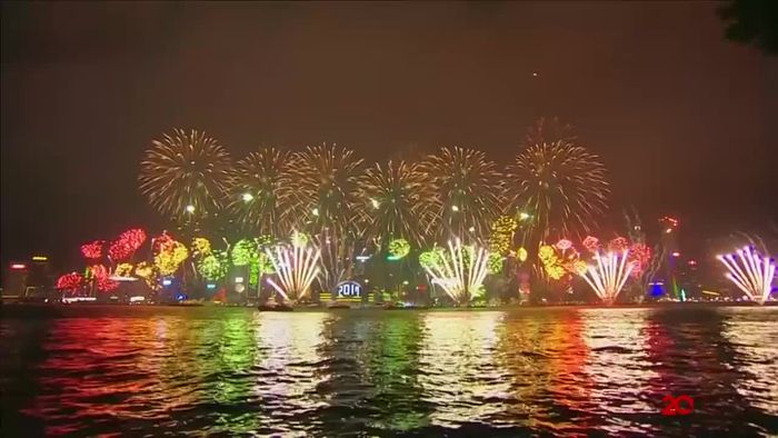 Pesta Kembang Api 2017 di Asia-Australia