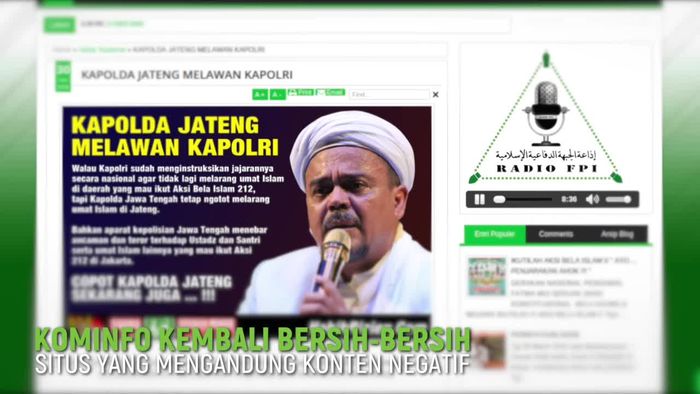 Setelah Blokir Situs Habib Rizieq, Kominfo Tutup Akses Islampos dkk