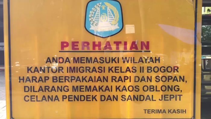 Gedung Kantor Imigrasi Bogor Sudah Tak Layak