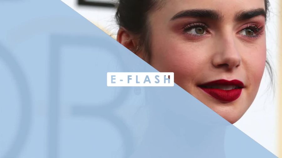 Lily Collins Bak Princess di Golden Globe Awards