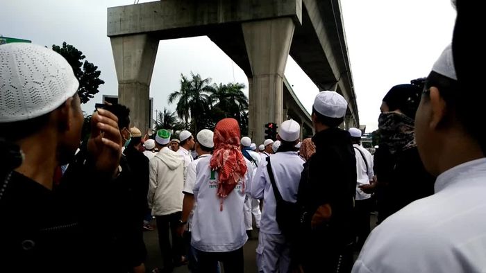 Waduh, Demonstran FPI Ada yang Pingsan