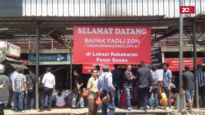Ke Pasar Senen, Fadli Zon Janji Sampaikan Aspirasi Pedagang