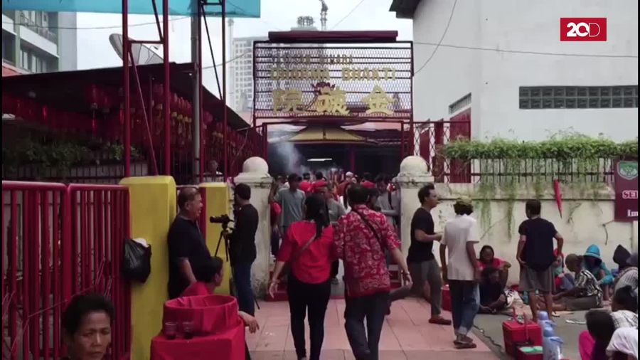 Kemeriahan Imlek di Vihara Dharma Bhakti 