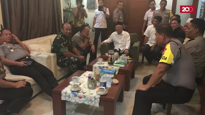 Kapolda, Pangdam Jaya, dan Menteri Luhut Kunjungi Maruf Amin