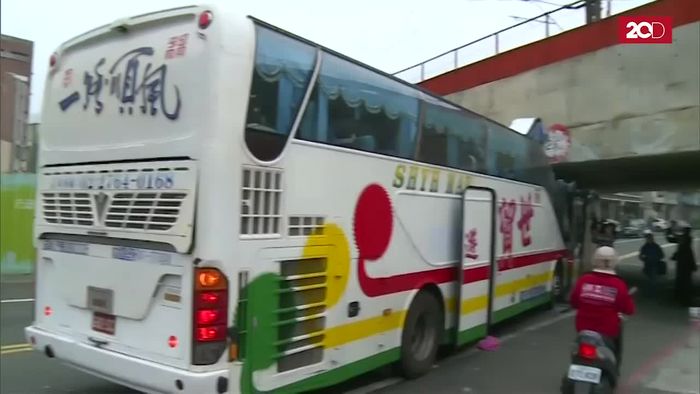 Puluhan Wisatawan China Terluka, Saat Bus Kecelakaan  di Taiwan
