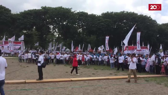 Suasana Jelang Puncak Kampanye Anis-Sandi