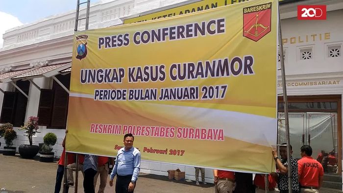Ini Nih Muka 29 Tersangka Curanmor di Surabaya