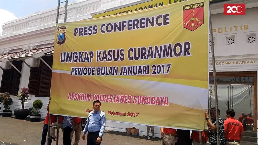 Ini Nih Muka 29 Tersangka Curanmor di Surabaya