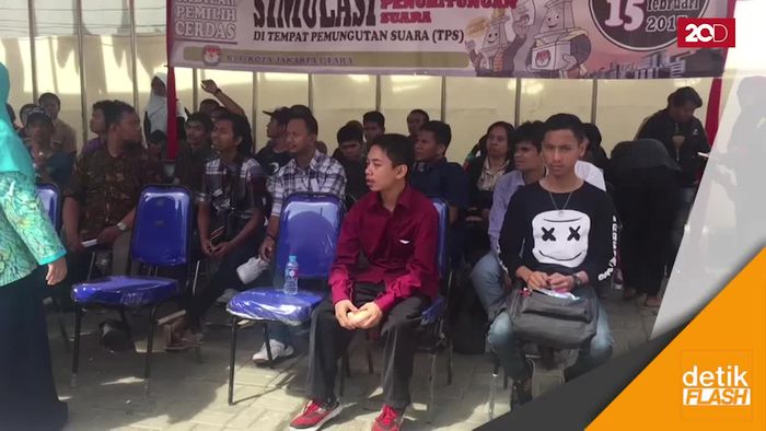 Seratus Pemilih Disabilitas Gelar Simulasi Nyoblos