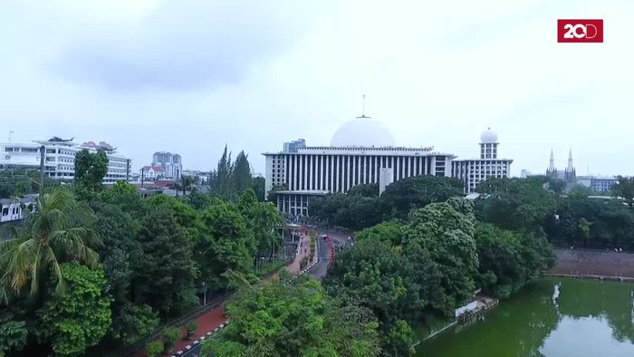 Penampakan Udara Massa Aksi 112