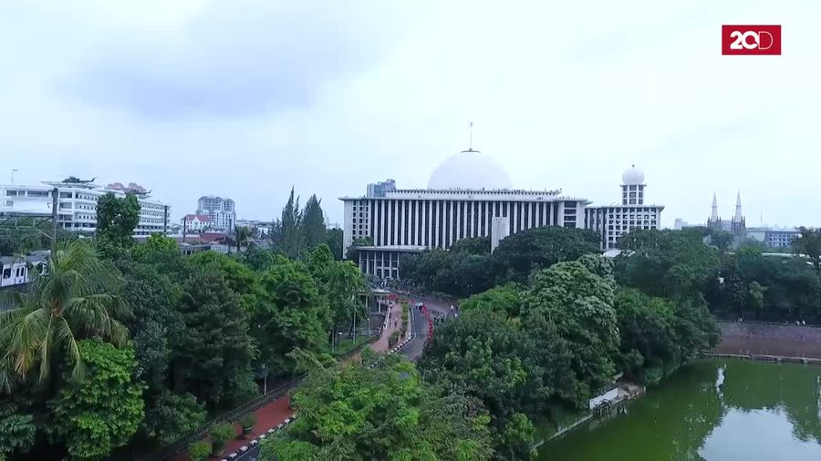 Penampakan Udara Massa Aksi 112