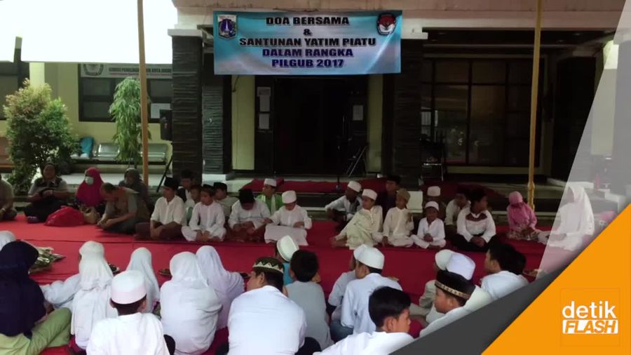 KPU Jaktim Gelar Doa Bersama Anak Yatim 