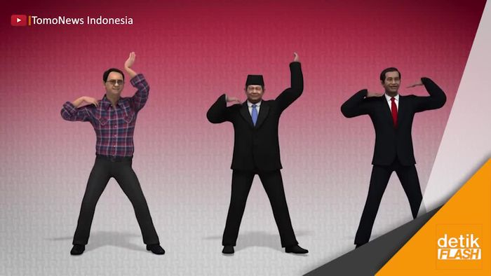Yuk Lemesin Otot Tonton Animasi SBY-Jokowi-Ahok Joget