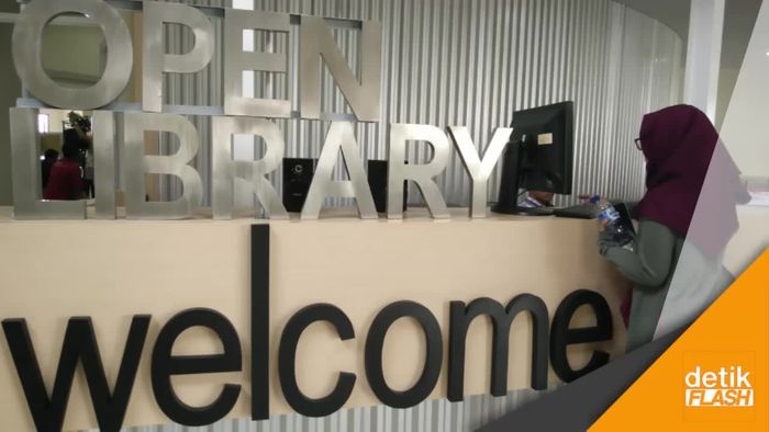 Perpustakaan Cozy dan Modern di Bandung