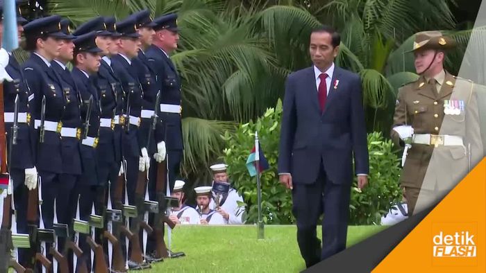 Australia Gelar Upacara Kenegaraan untuk Jokowi