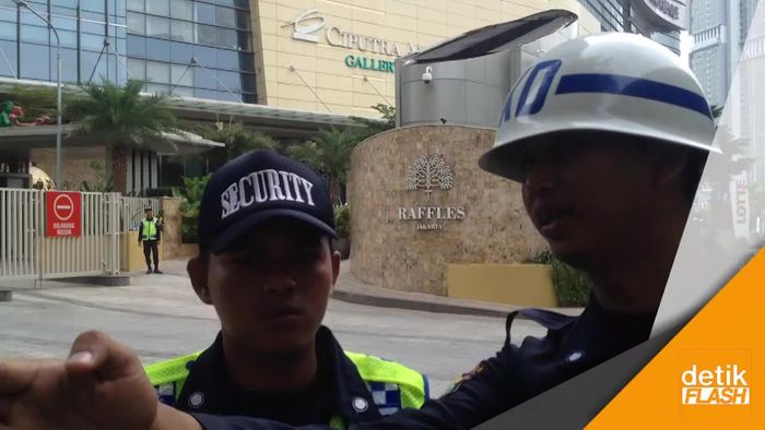 Suasana Hotel Raffles Jelang Kedatangan Raja Salman