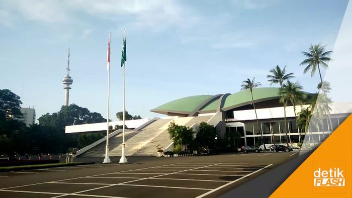Suasana DPR Jelang Kedatangan Raja Salman