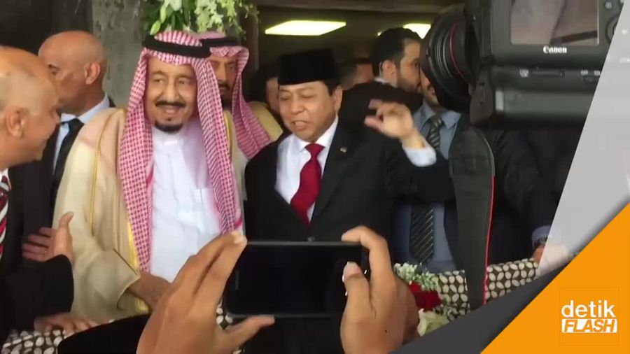 Rombongan Raja Salman Menuju Istiqlal