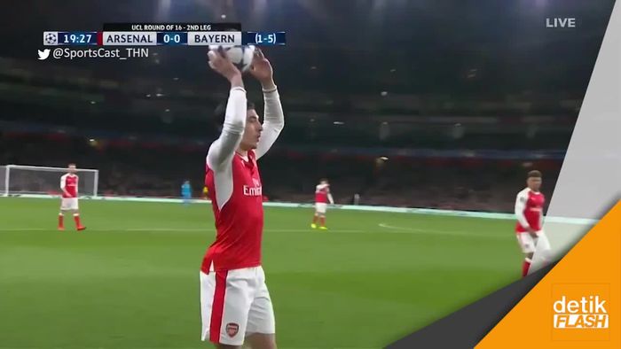 Babak Pertama, Arsenal 1-0 Bayern Munich