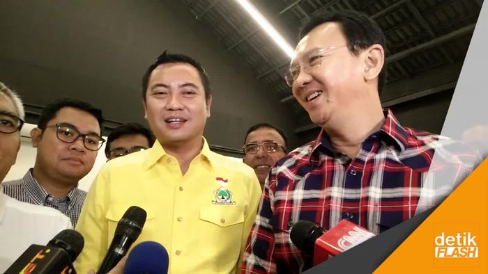 Ke Kantor Golkar, Ahok Bahas Persiapan Pilkada Putaran Kedua