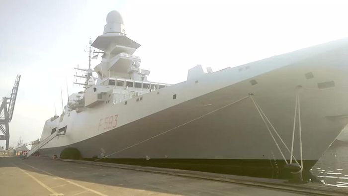 Serunya Keliling di Kapal Perang Italia
