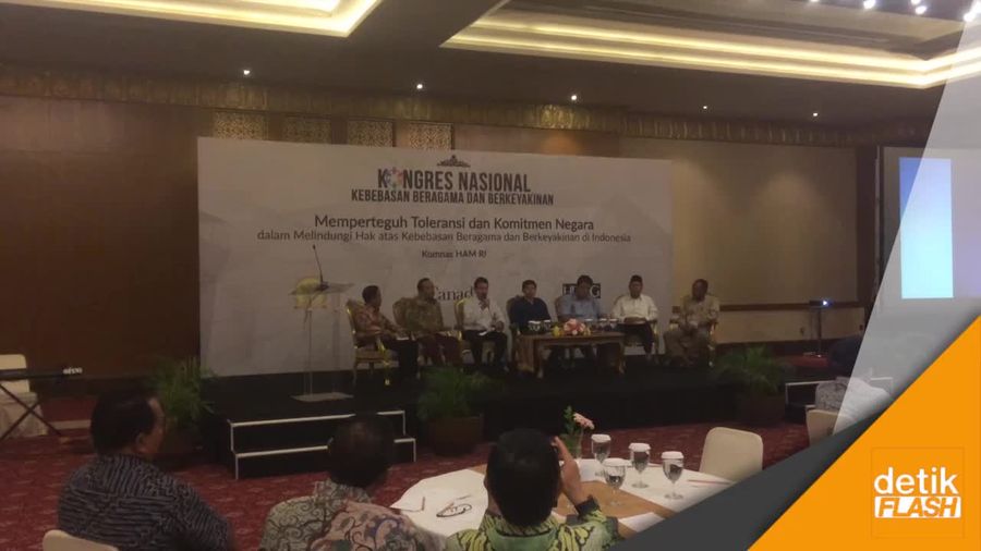 Ketua Komnas HAM Membuka Kongres Nasional KBB 2017