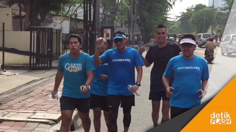 Dipanggil Jadi Saksi, Sandiaga Datangi Polsek dengan Berlari