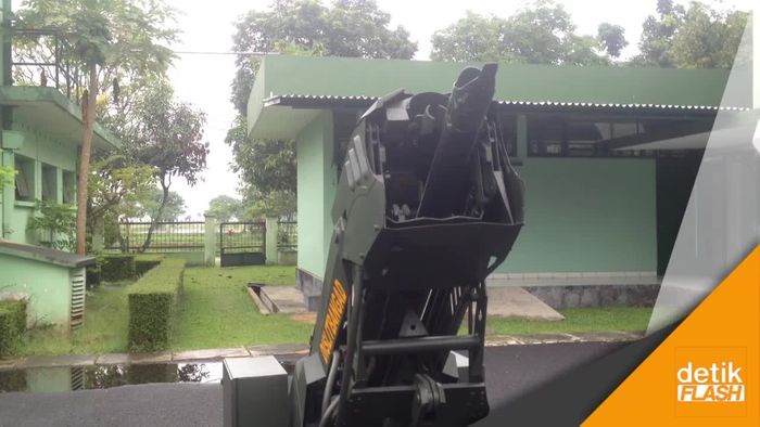 Canggih, Mortir Buatan Dislitbang TNI AD Dikendalikan Android  