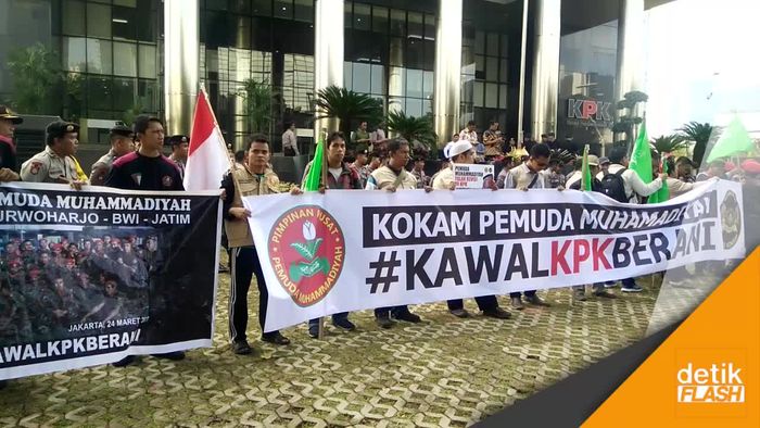 Pemuda Muhammadiyah Demo KPK, Minta Usut Tuntas Kasus e-KTP  