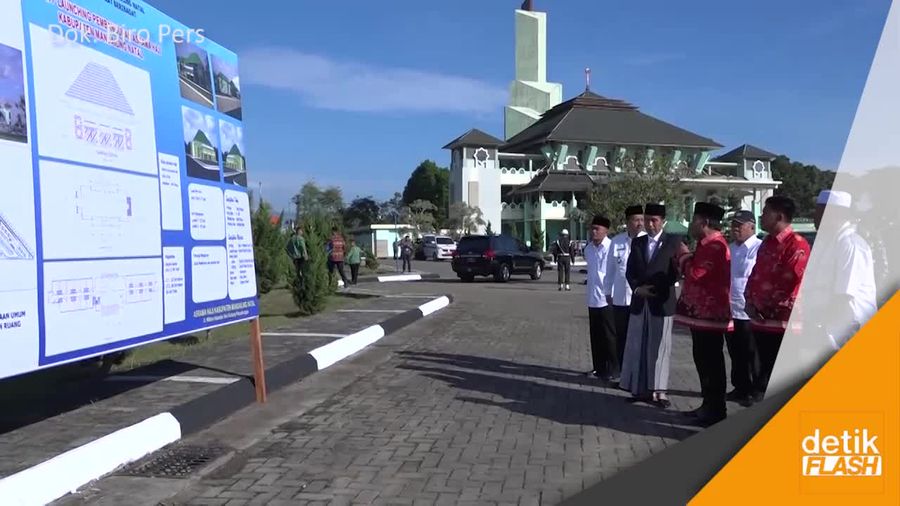 Presiden Mulai Pembangunan Asrama Haji di Mandailing Natal