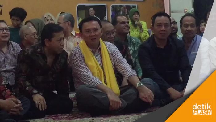 Di HUT Agung Laksono, Ahok Pamer Keberhasilan