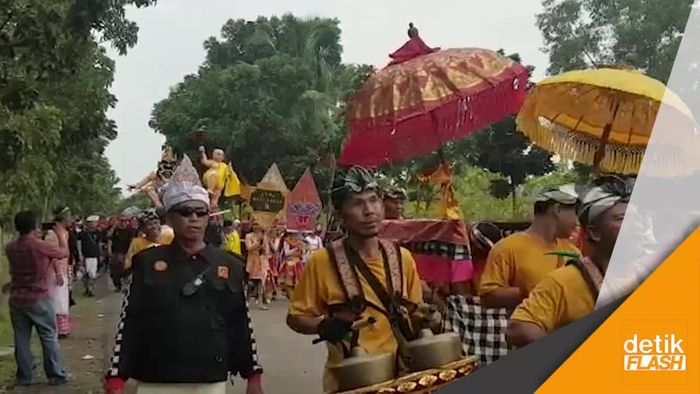 Keramaian Ogoh-ogoh di Serang, Banten
