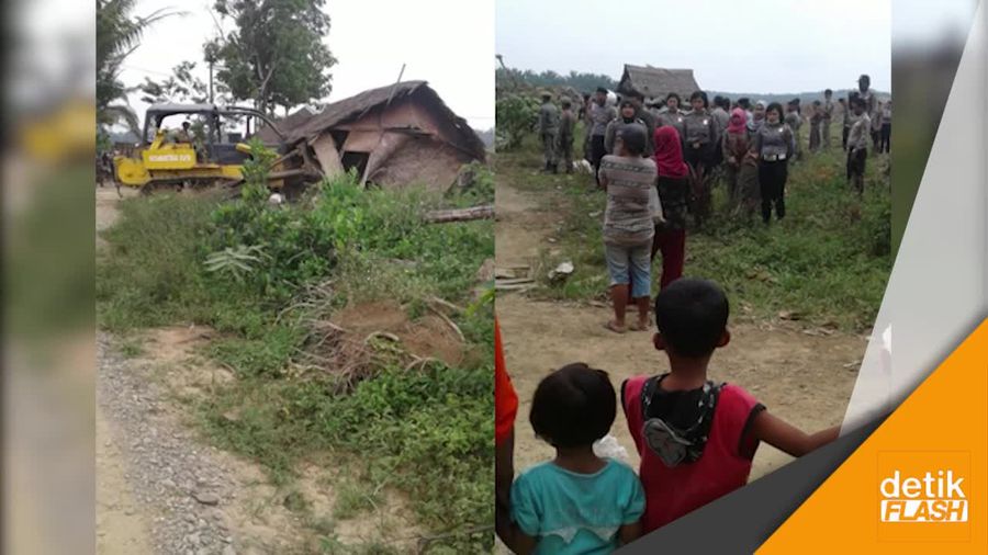 PT LNK Gusur Rumah Petani Mekar Jaya di Lahan Sengketa